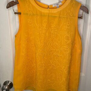 Q&A- Yellow Embroidered Blouse